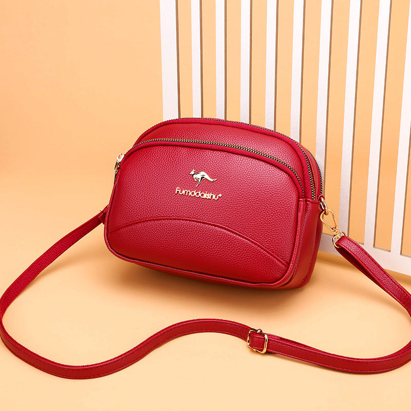 LoungeYard | Soft Leather Multi-Pocket Shoulder Bag — product view 7