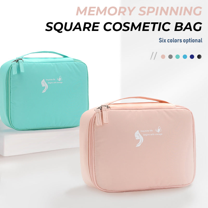 LoungeYard | Multifunctional Compartmentalized Square Bag Travel Storage Bag — product view 3