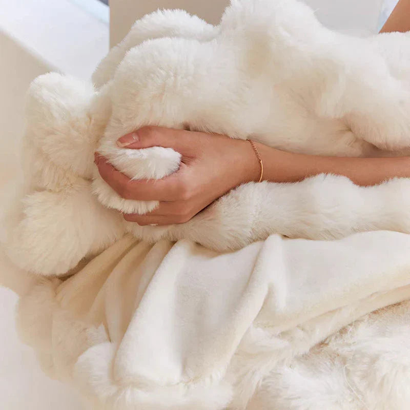 LoungeYard | Luxury Soft Fur Blanket - SnuggleFur — product view 2
