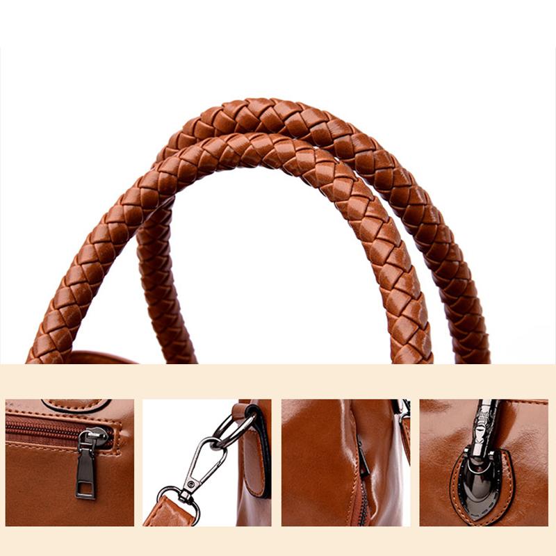 LoungeYard | Boston Leather Handbag for Women — product view 5
