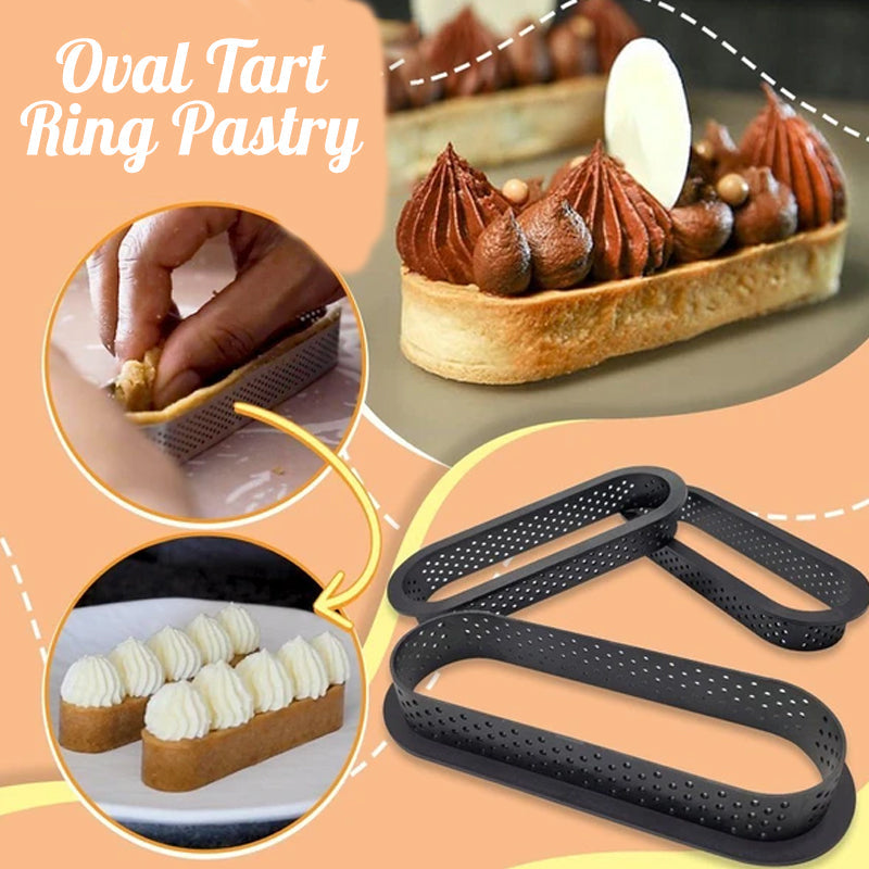 Oval Tart Ring Pastry Mold | LoungeYard — product view 3