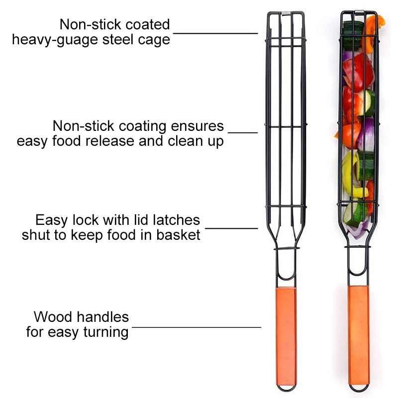 LoungeYard | Reusable Kabob Grill Baskets — product view 5