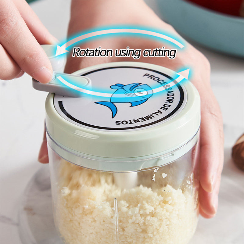 LoungeYard | Portable Manual Fast Garlic Vegetable Chopper — product view 7