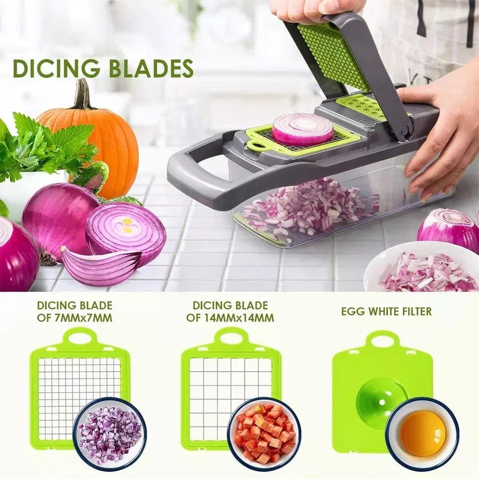12 in 1 Vegetable Cutter Slicer Grater Chopper LoungeYard — product view 3
