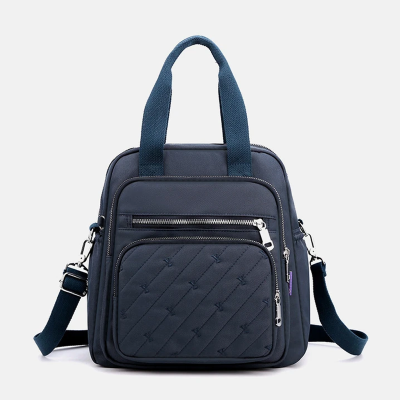 LoungeYard | Multifunctional lightweight embossed elegant handbag shoulder bag — product view 6