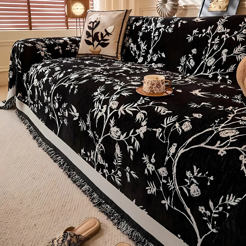 LoungeYard | Ormel Elegant Chenille Sofa Cover — product view 5