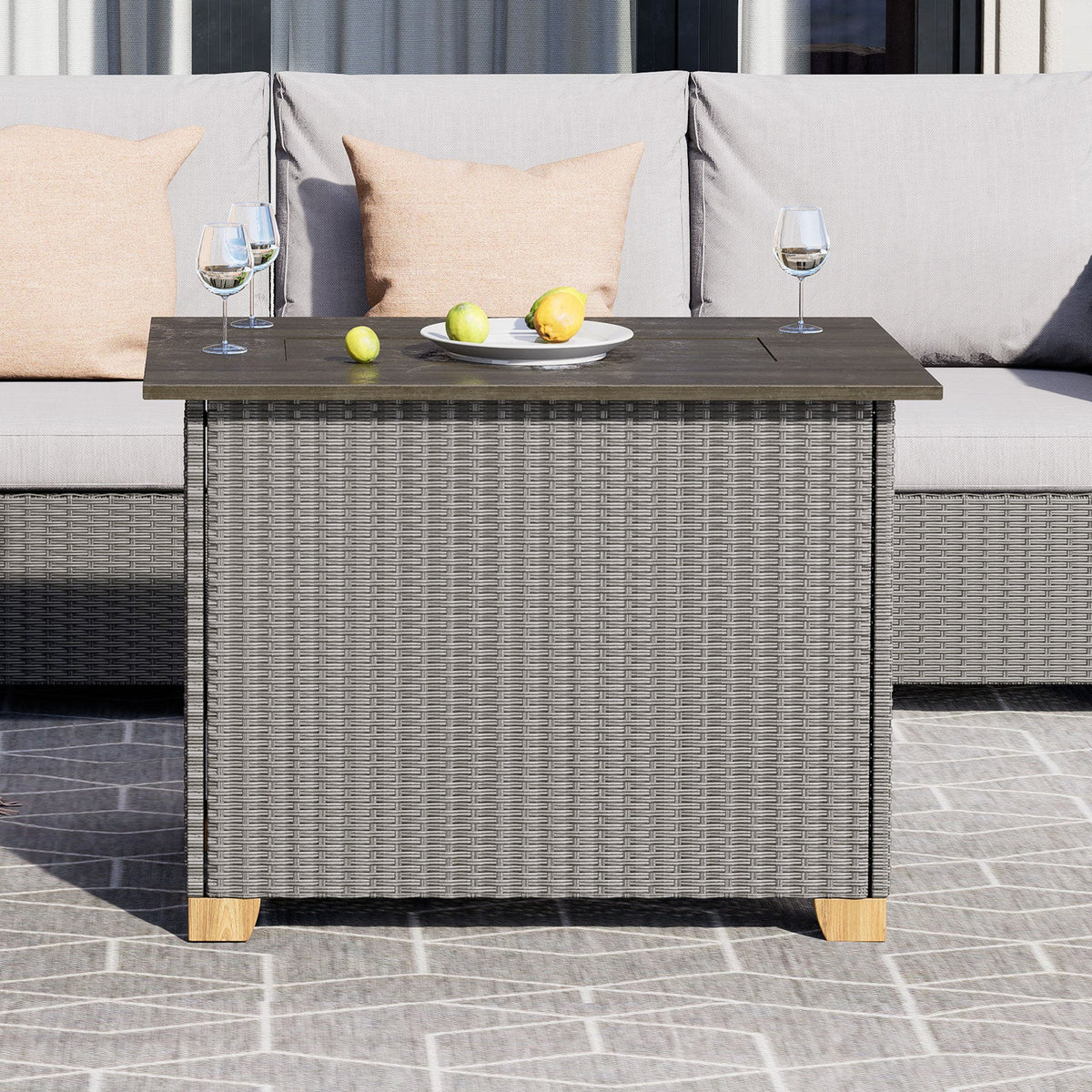 LOUNGE YARD Outdoor  Fire Pit Table — product view 5