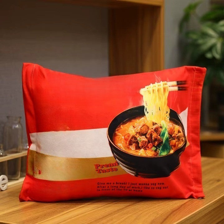 LoungeYard | Comfort Food Noodle Snuggle Throw Blanket — product view 1