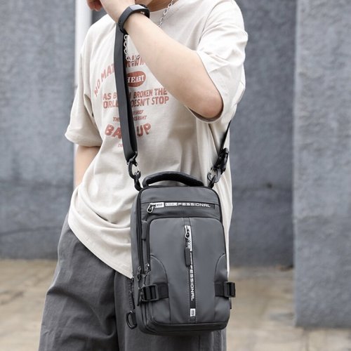 SecureNylon – Waterproof Anti-Theft Shoulder Bag LoungeYard — product view 3