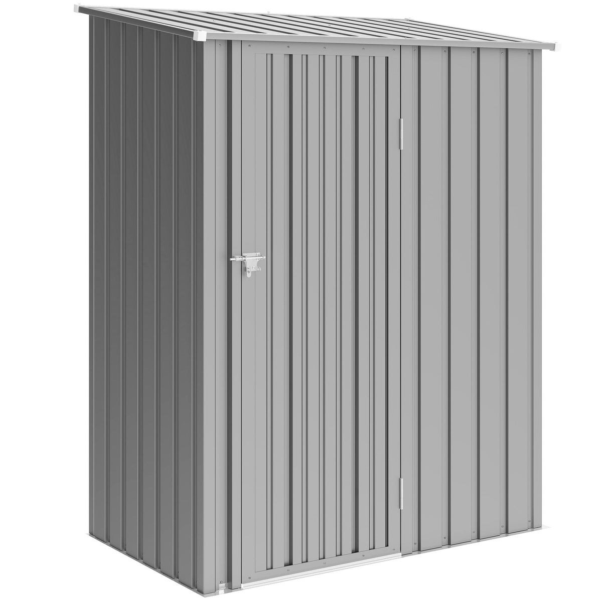 5ft x 3ft Garden Storage Shed with Sloped Roof and Lockable Door — product view 1