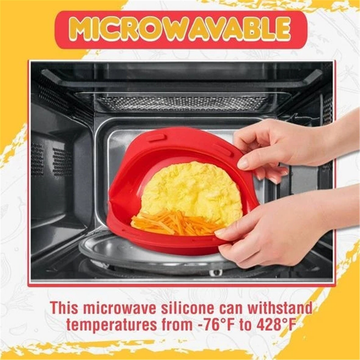 LoungeYard | Non-Stick Microwave Omelette Maker — product view 5