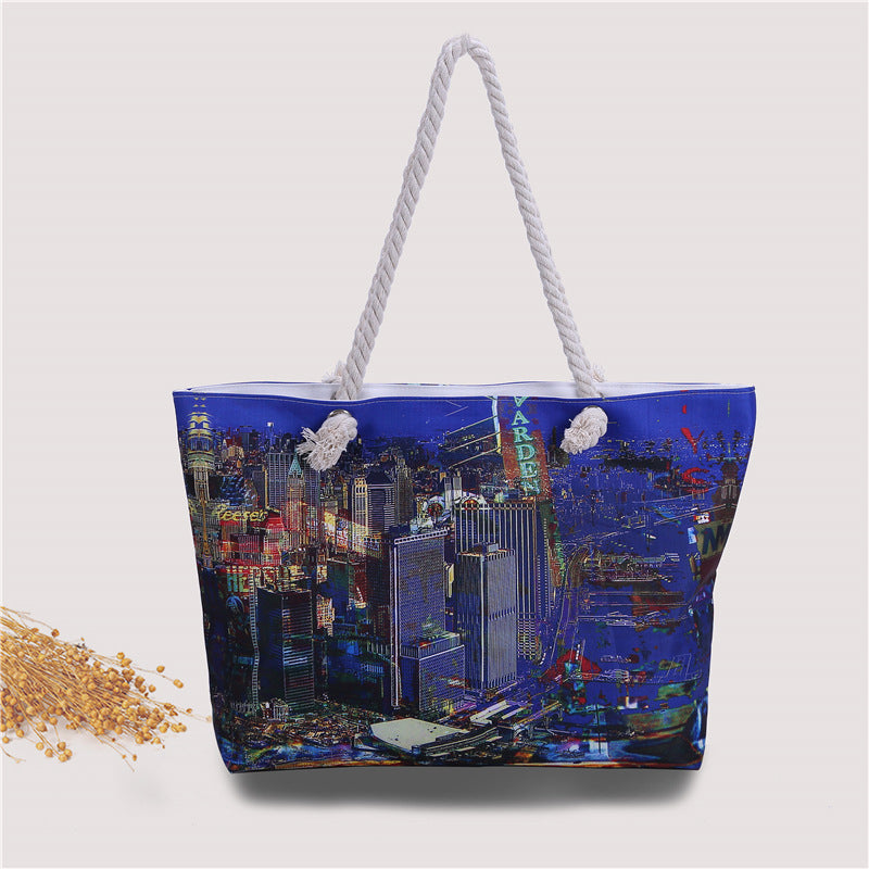 Spacious shopping and beach bag LoungeYard — product view 2
