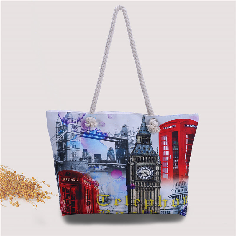 Spacious shopping and beach bag LoungeYard — product view 5