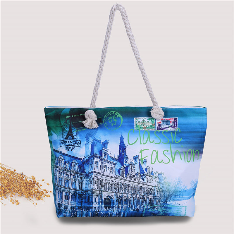 Spacious shopping and beach bag LoungeYard — product view 4