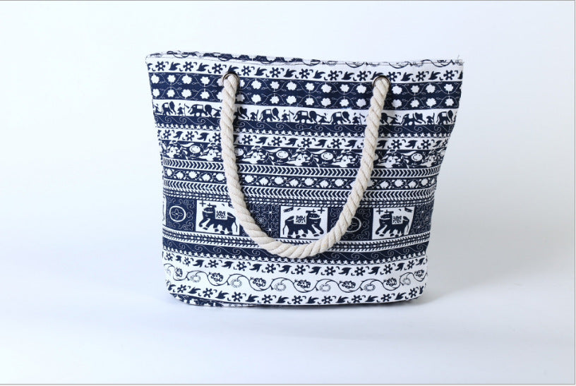 Large Tote Bag Made of Cotton LoungeYard — product view 6