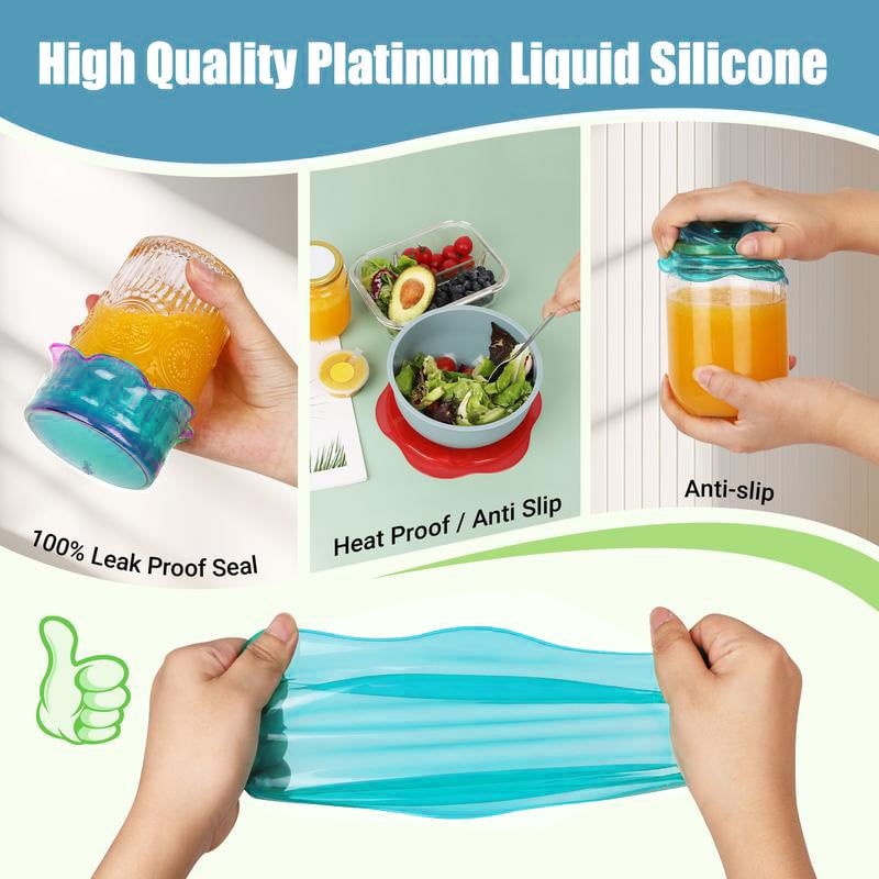 LoungeYard | Kitchen Silicone Stretchy Crisper Lid — product view 6