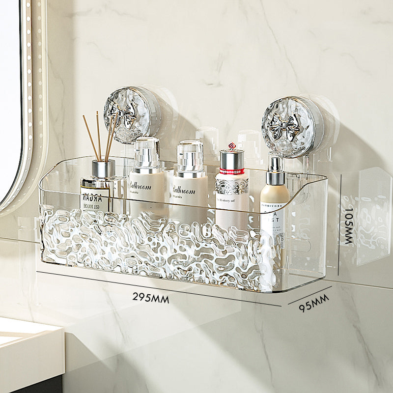 LoungeYard | Light Luxury Style Glacier Pattern Suction Cup Shelf — product view 4