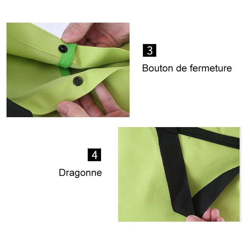 LoungeYard | Foldable shopping bag with wheels — product view 3
