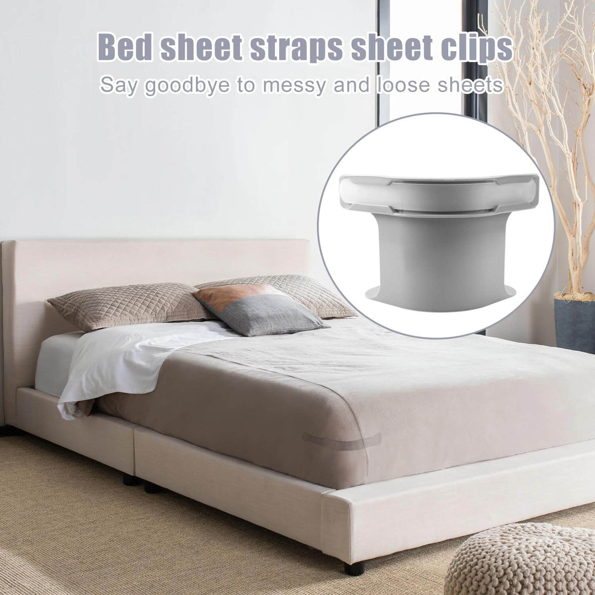 LoungeYard | BeddingFixer — For endless nights without slipping and crease stress — product view 4