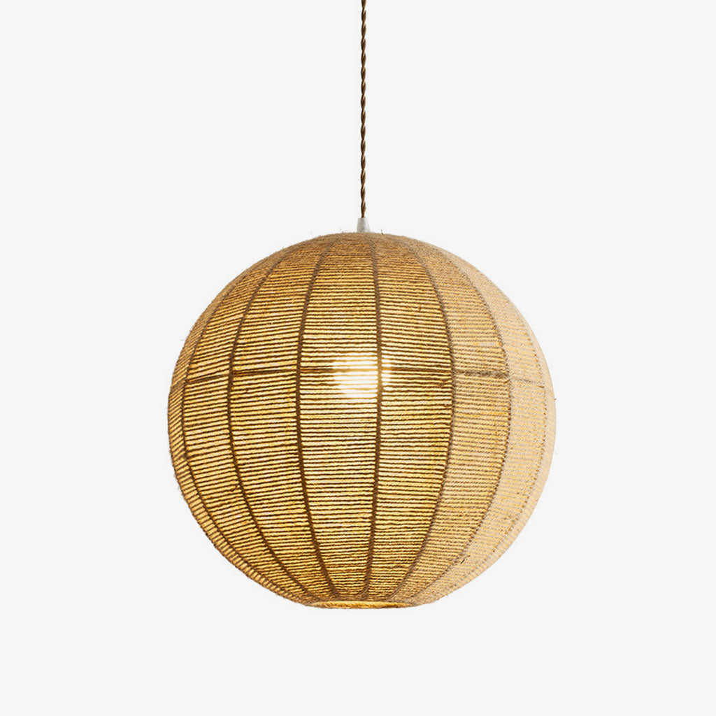 Atlas Rope Globe Pendant Lamp — product view 1