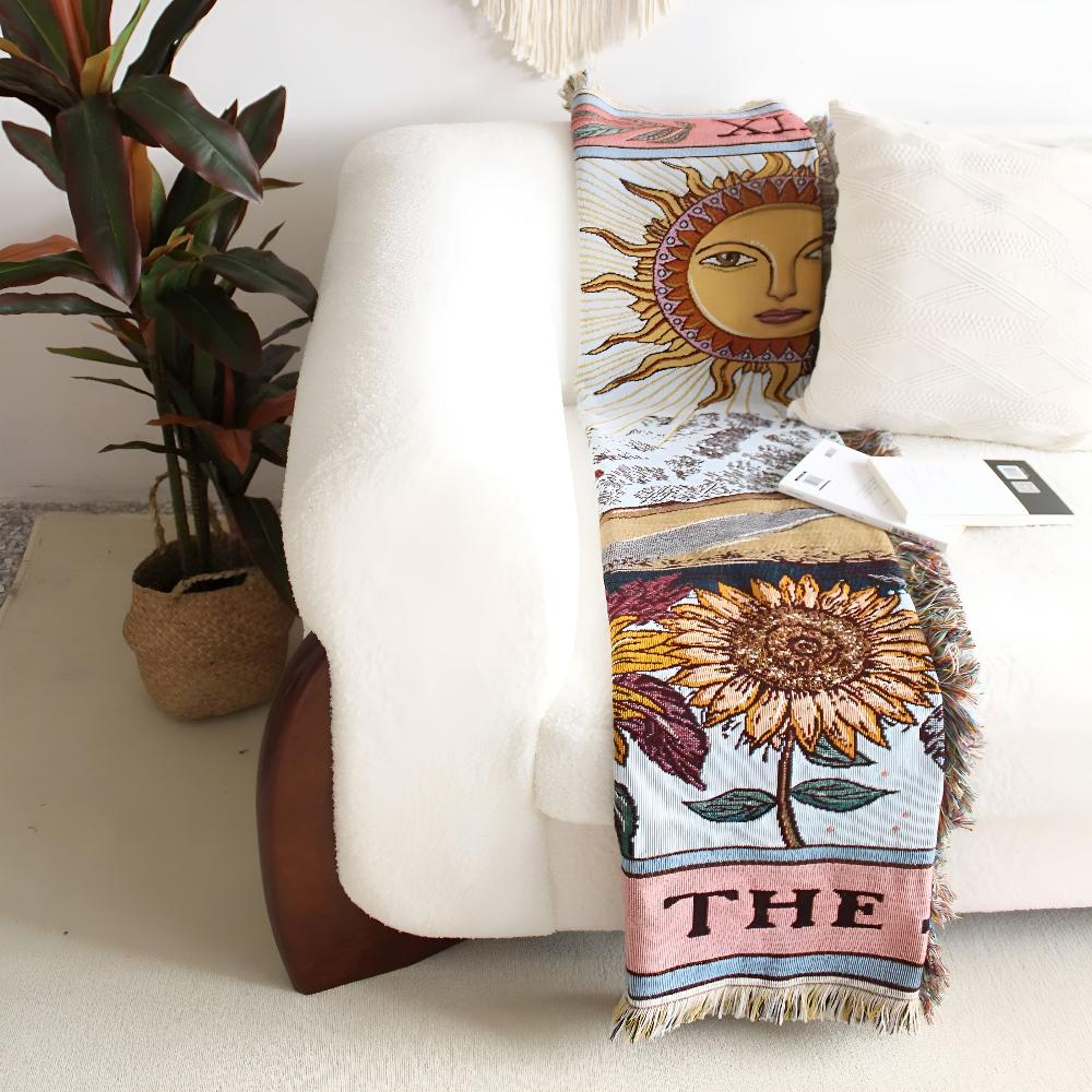 LoungeYard | Boho Sun Tapestry Blanket — product view 3