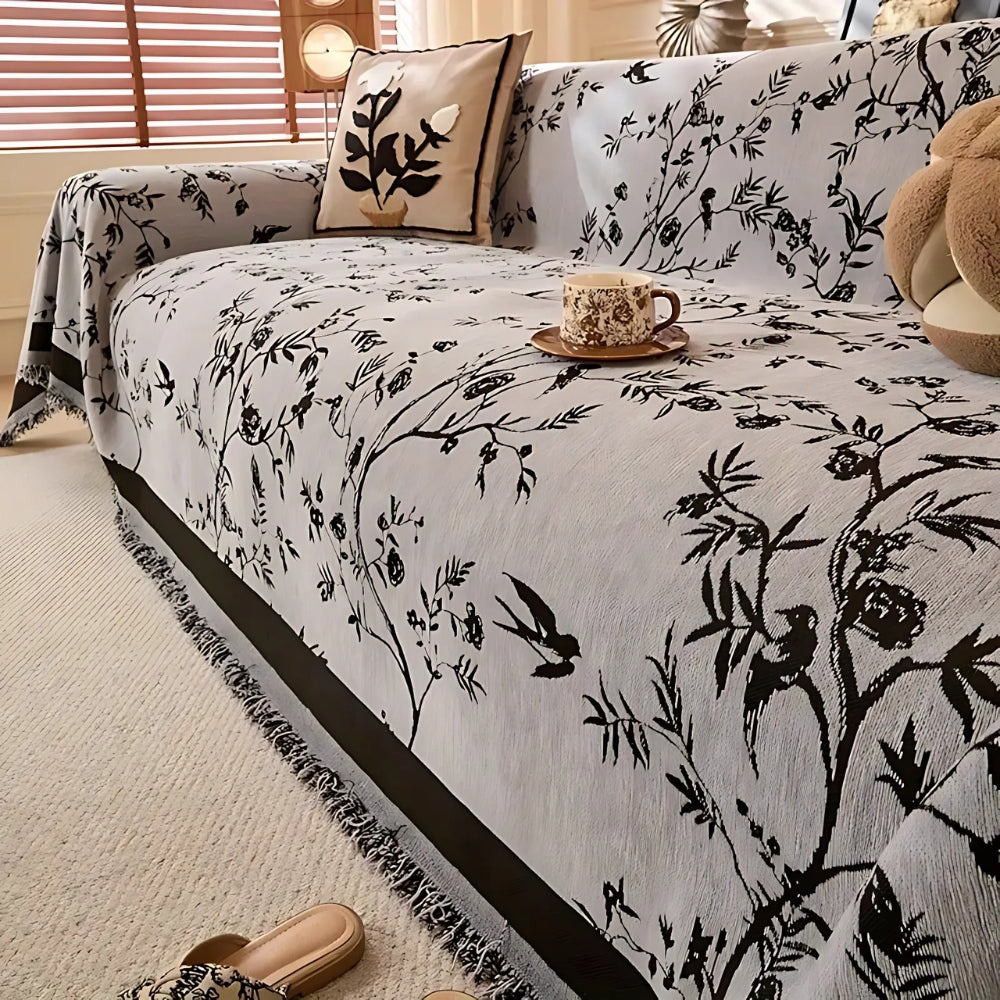 LoungeYard | Ormel Elegant Chenille Sofa Cover — product view 4
