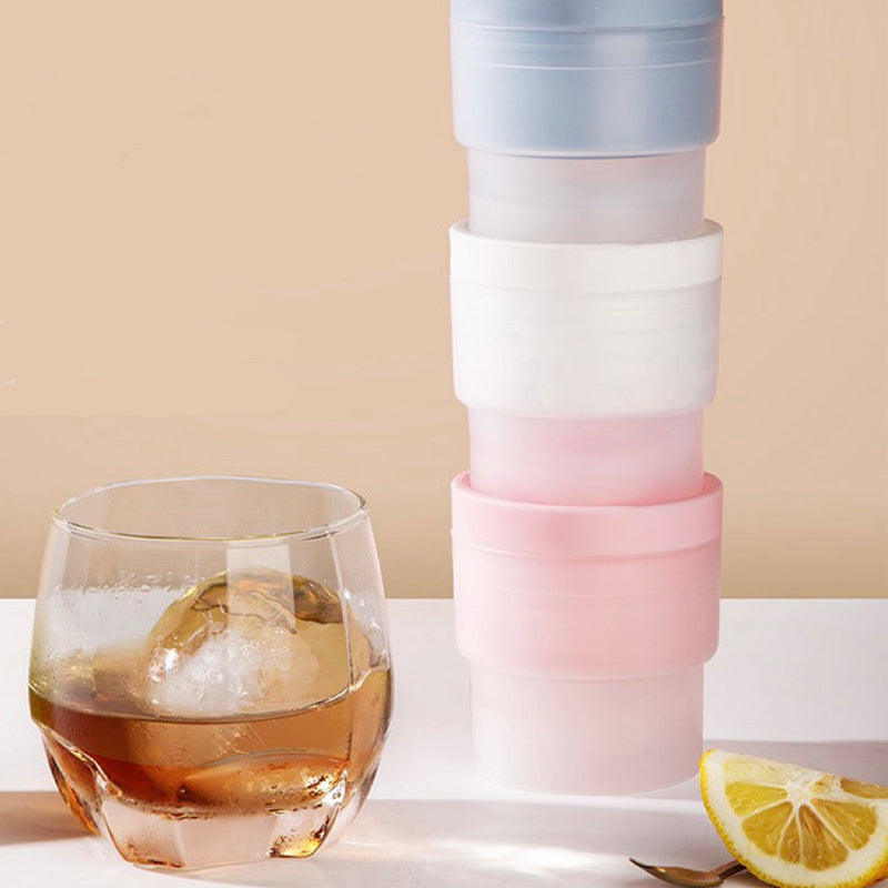 Silicone Stackable Circular Ice Hockey Ball Maker Mold | LoungeYard — product view 3