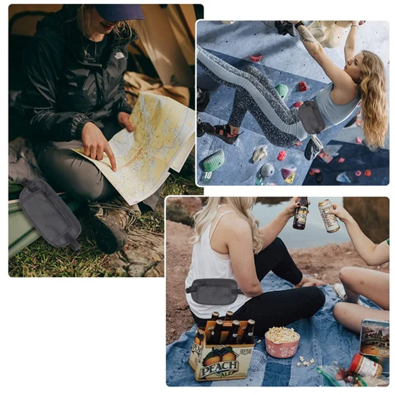 LoungeYard | Sport Hip Bag Adjustable with Zipper Pockets — product view 7