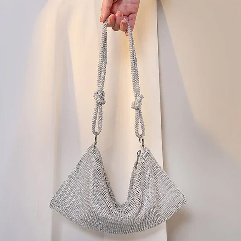 LoungeYard | Luxury Design Shiny Rhinestones Handbag — product view 3