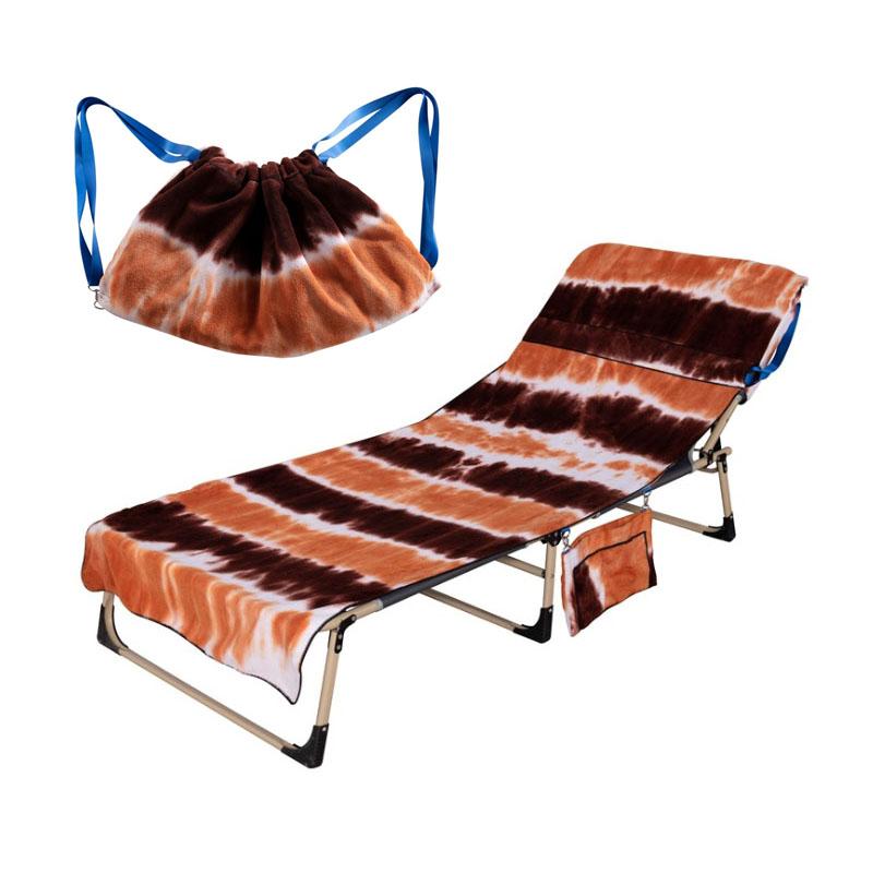 Microfiber deck chair cover for the beach | LoungeYard — product view 4