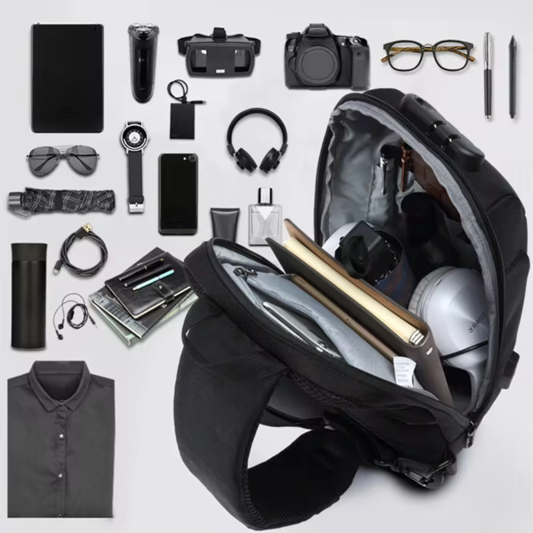 LoungeYard | Anti-Theft Crossbody Bag with USB Charging – Secure, Stylish, and Functional — product view 5