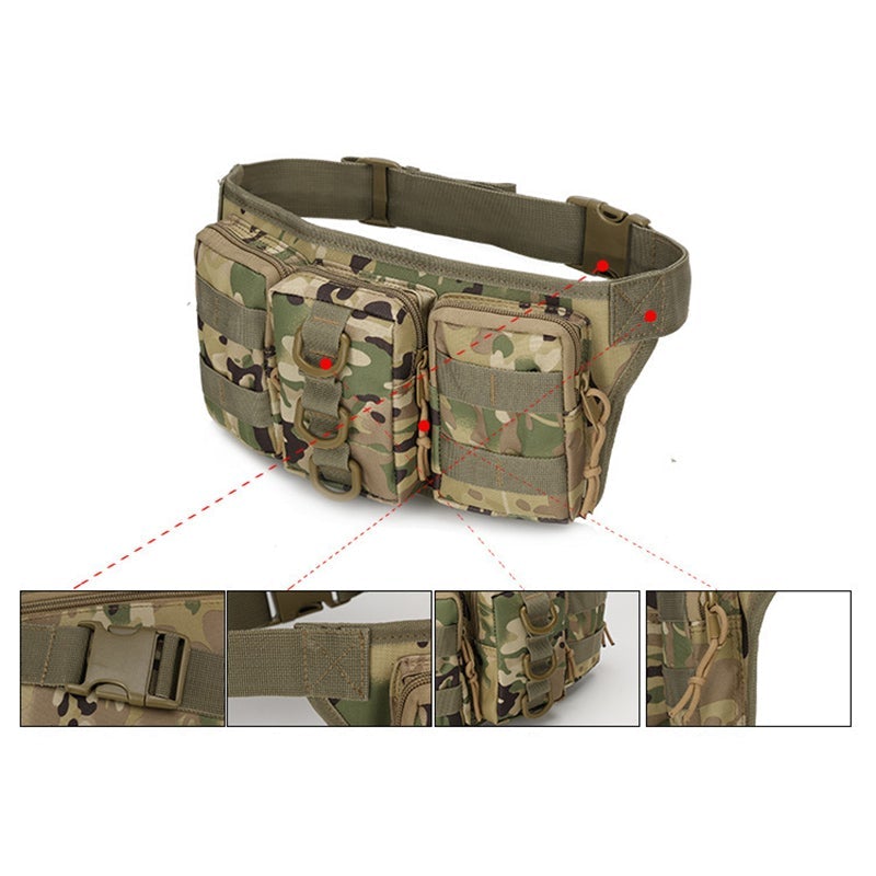 Sports bag for mountaineering cycling camouflage pattern | LoungeYard — product view 5