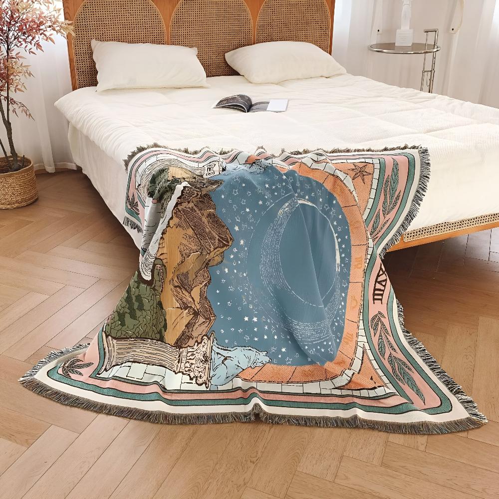 LoungeYard | Moon Tarot Tapestry Blanket — product view 5