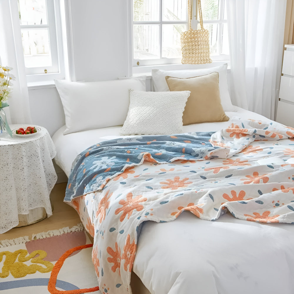 LoungeYard | Abstract Sunny Reversible Blanket — product view 3