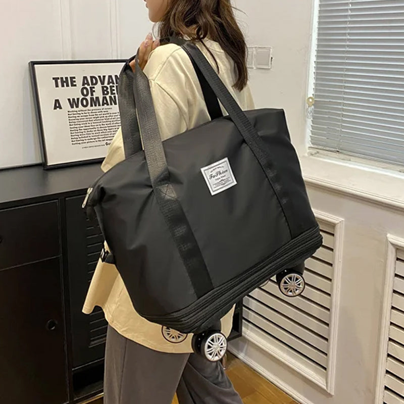 Travel bag with universal wheels | LoungeYard — product view 6