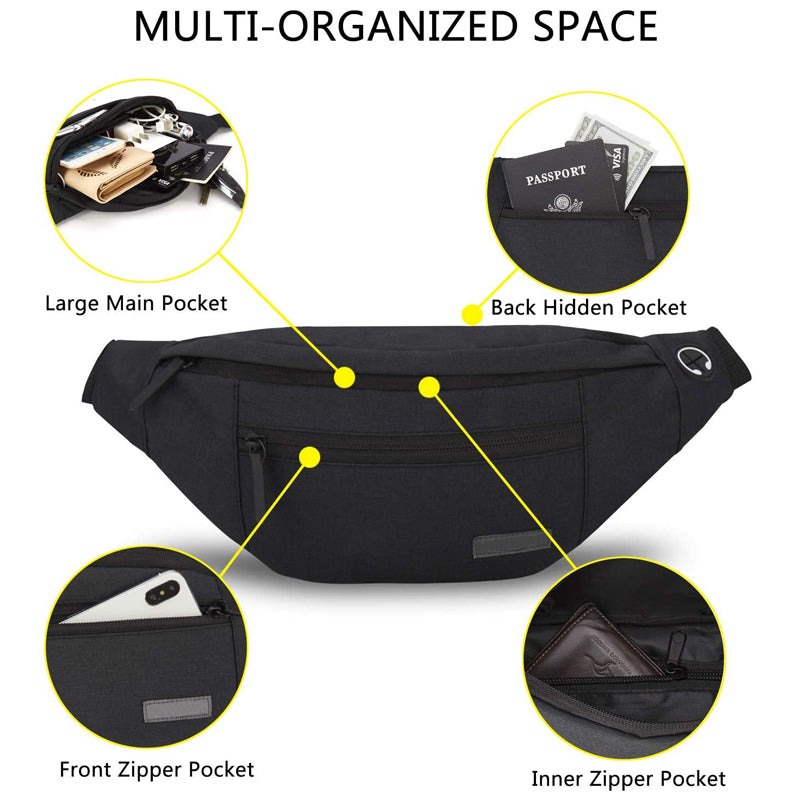 LoungeYard | Large Crossbody Waist Bag Belt Bag — product view 4