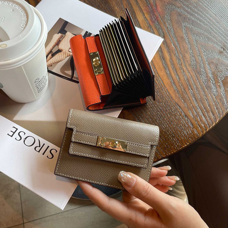 LoungeYard | Minimalist PU Leather Zipper Card Holder — product view 6