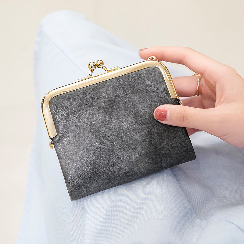 LoungeYard | Mini Fashion Women's Square Short Wallet — product view 4