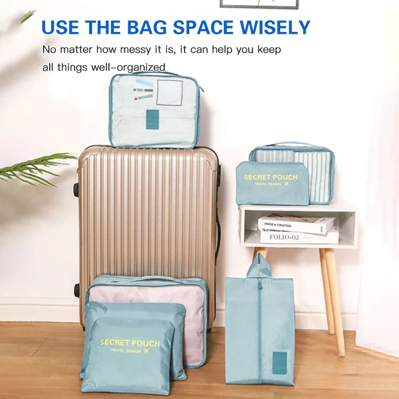 LoungeYard | Set of 7 Travel Storage Bags — product view 3