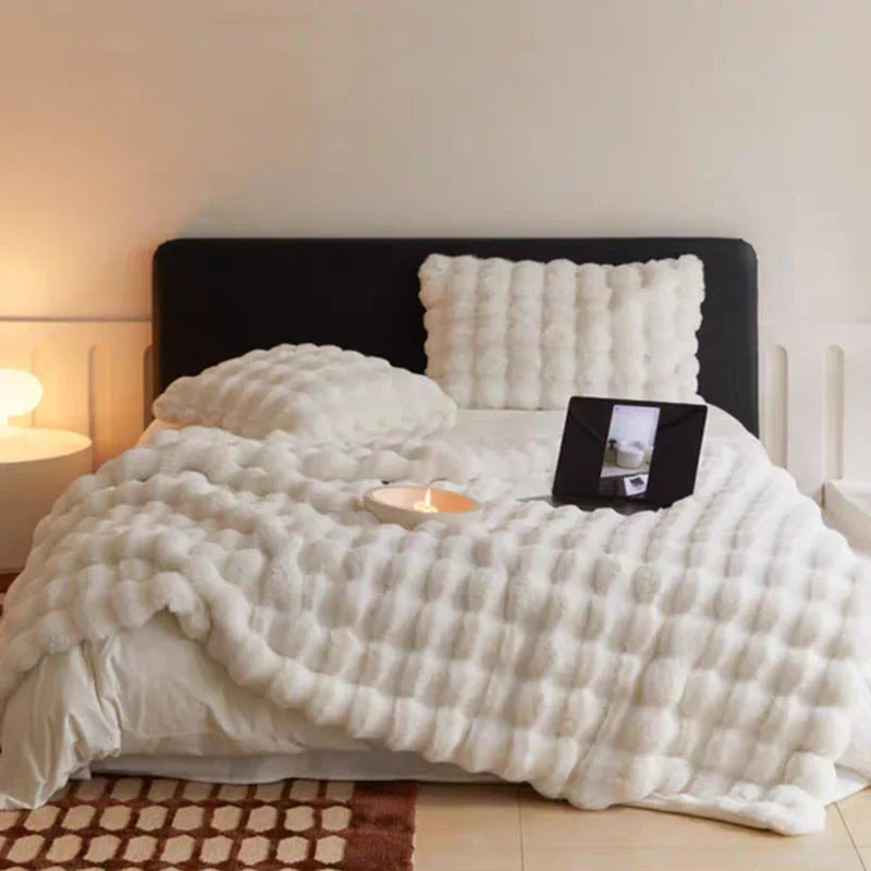 LoungeYard | Luxury Soft Fur Blanket - SnuggleFur — product view 7