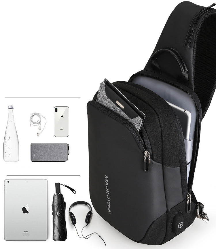 LoungeYard | Your Bag Can Be This Compact -- Anti Theft Sling Bag — product view 2