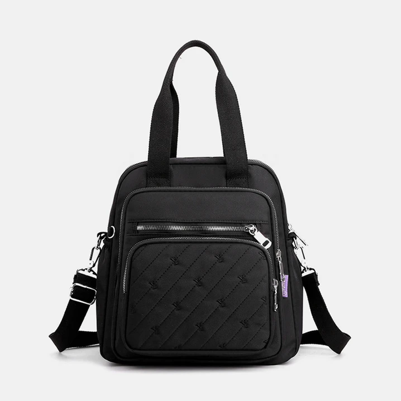 LoungeYard | Multifunctional lightweight embossed elegant handbag shoulder bag — product view 7