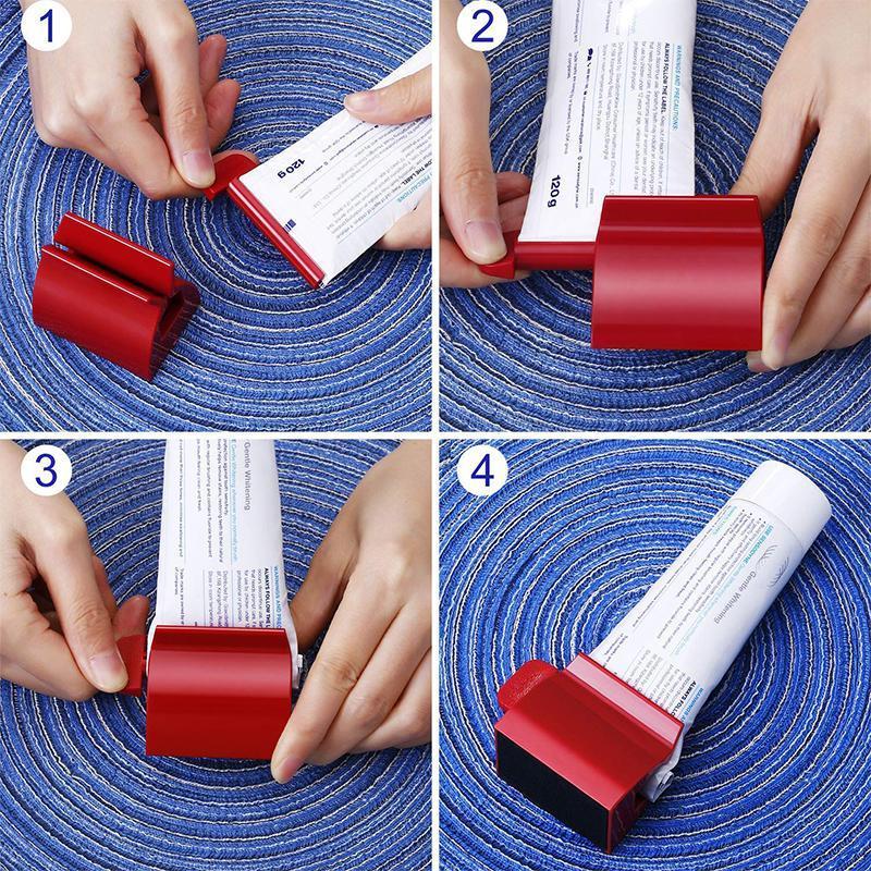 LoungeYard | Rolling Tube Toothpaste Squeezer Toothpaste Holder Stand — product view 4
