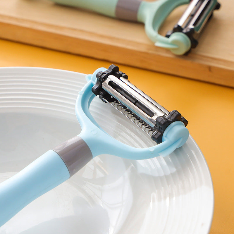 LoungeYard | Stainless Steel 3-in-1 Multifunction Peeler Knife — product view 3
