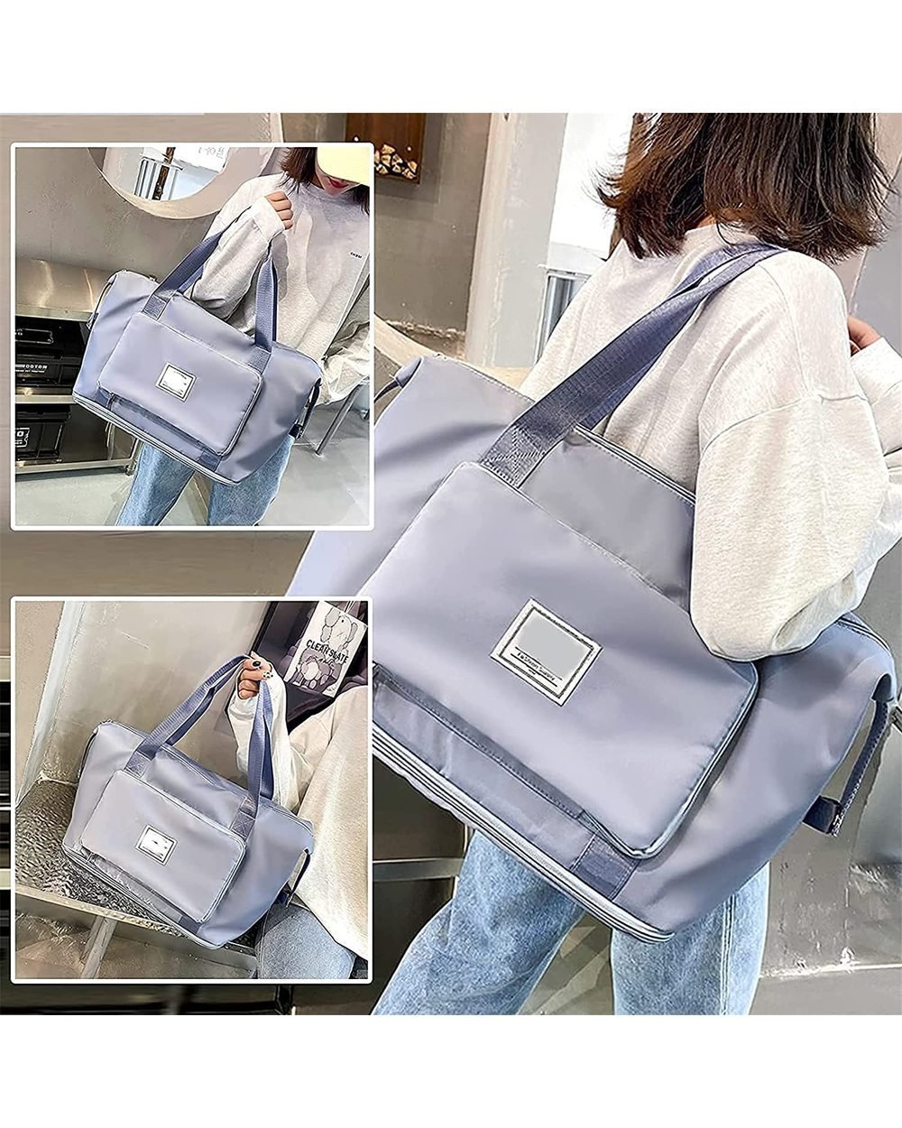 LoungeYard | Collapsible Waterproof Large Capacity Travel Handbag — product view 2