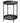 Lounge Yard Steel Patio Side Table 2-Tier Weather Resistant Outdoor Round End Table