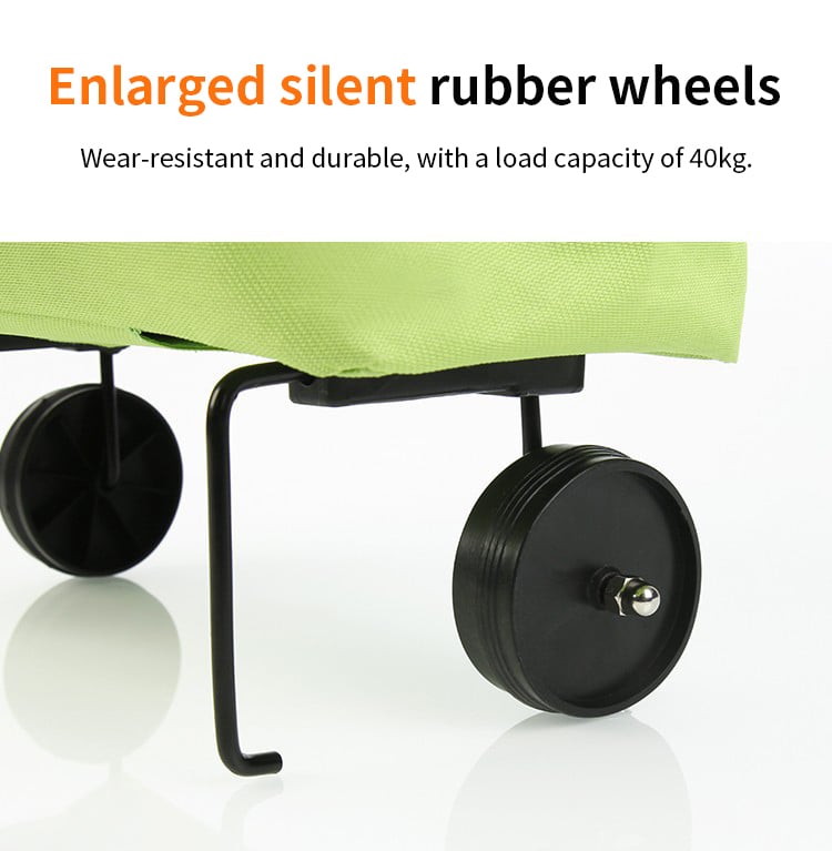 LoungeYard | Foldable green shopping bag — product view 5