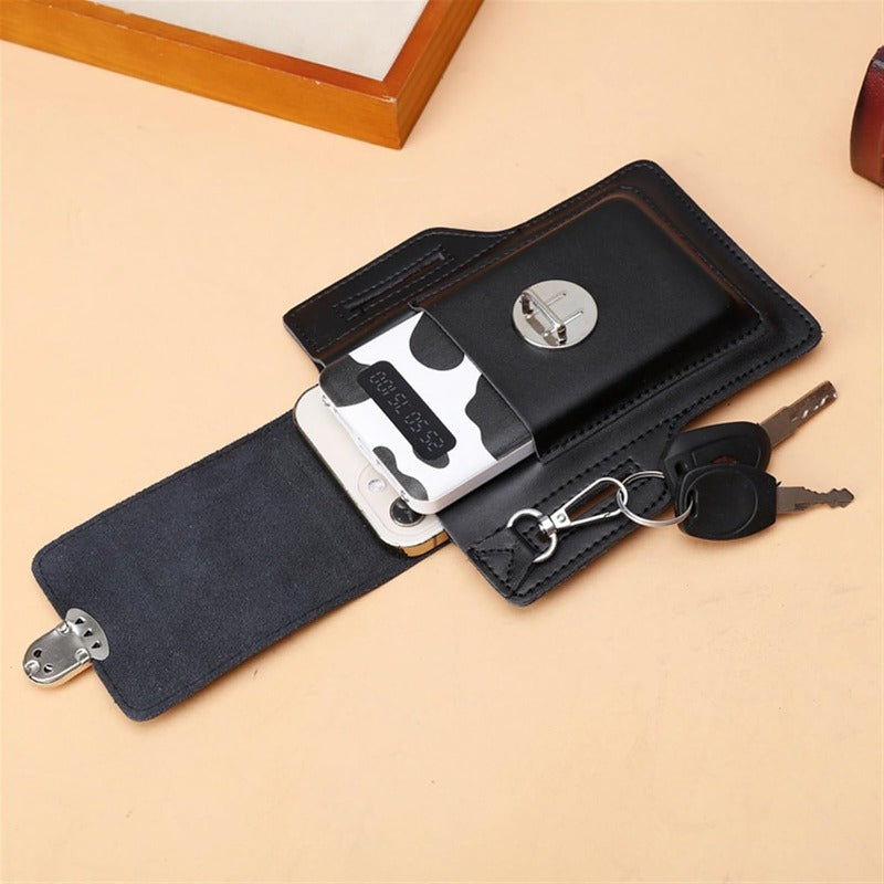 LoungeYard | PU Leather Belt Pouch for Phone & Essentials — product view 4