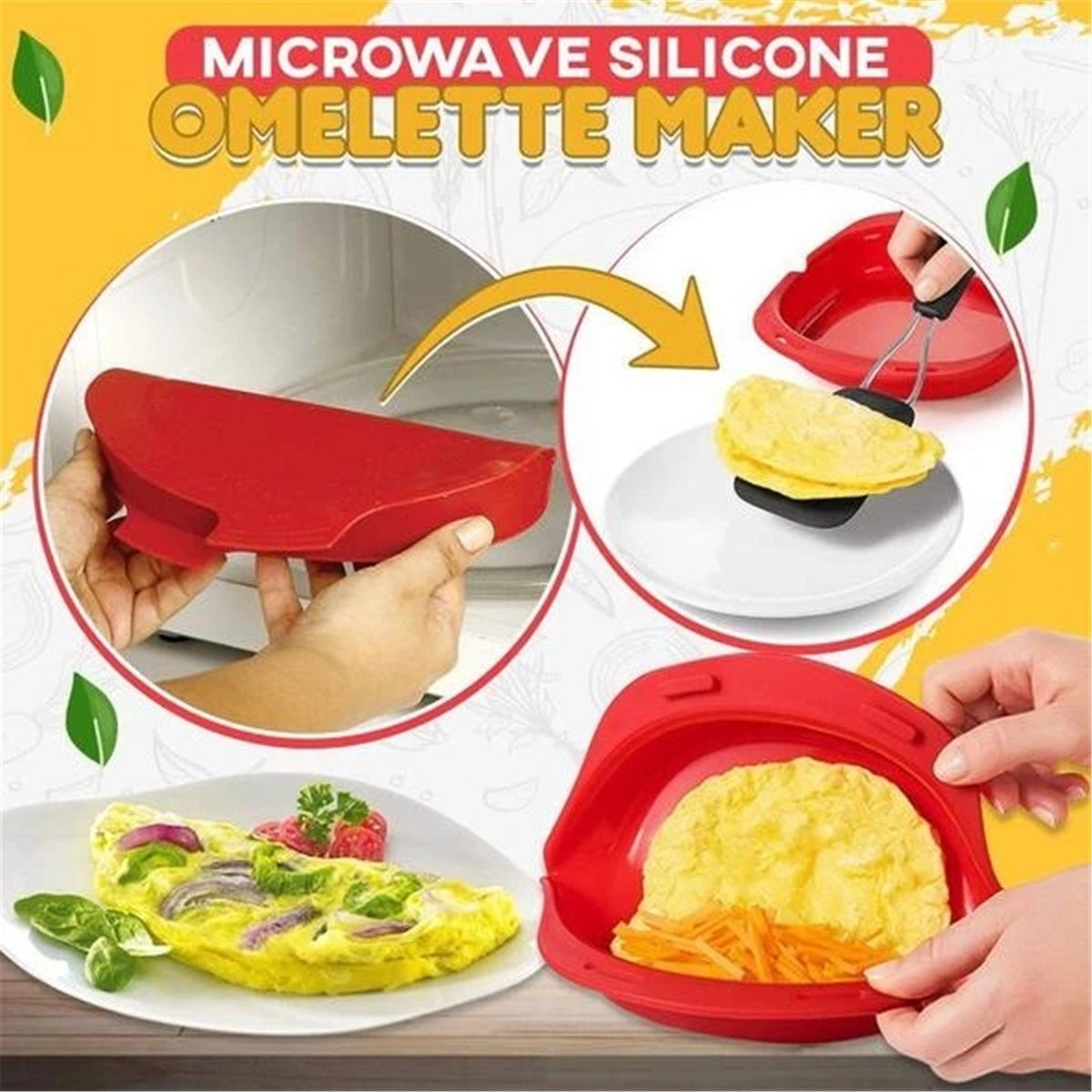 LoungeYard | Non-Stick Microwave Omelette Maker — product view 4