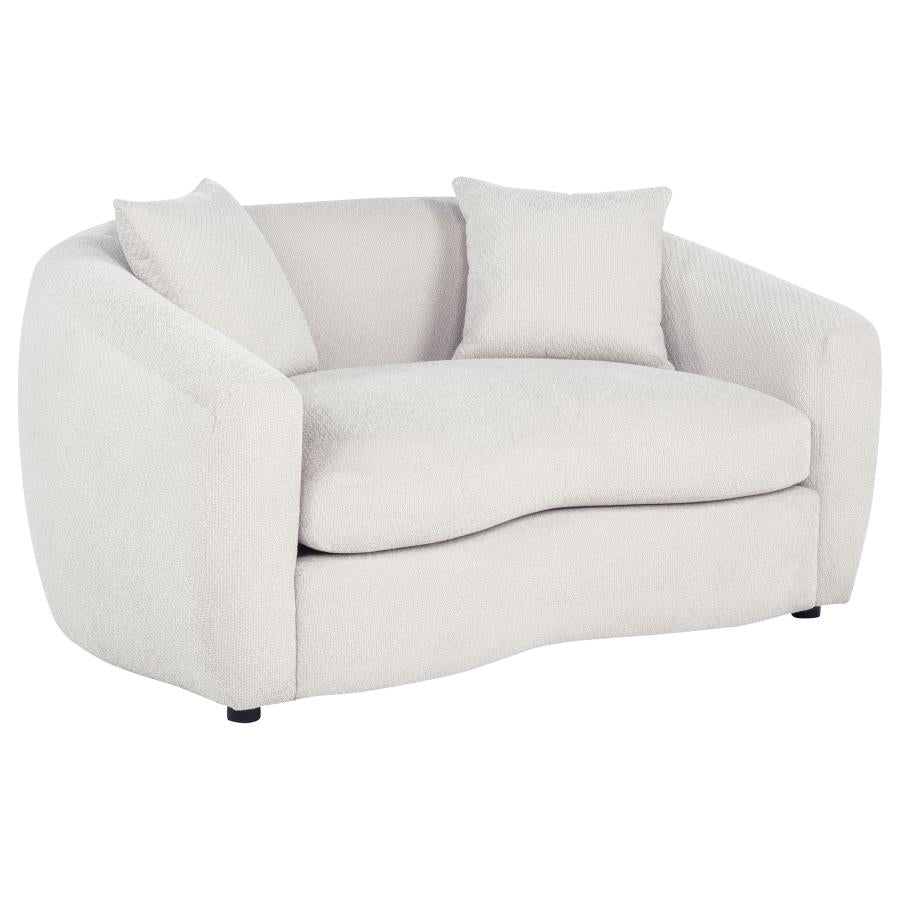 Coaster Isabella 2-Pc Sand Fabric Sofa and Love Seat Set – 504971-S2 — product view 3